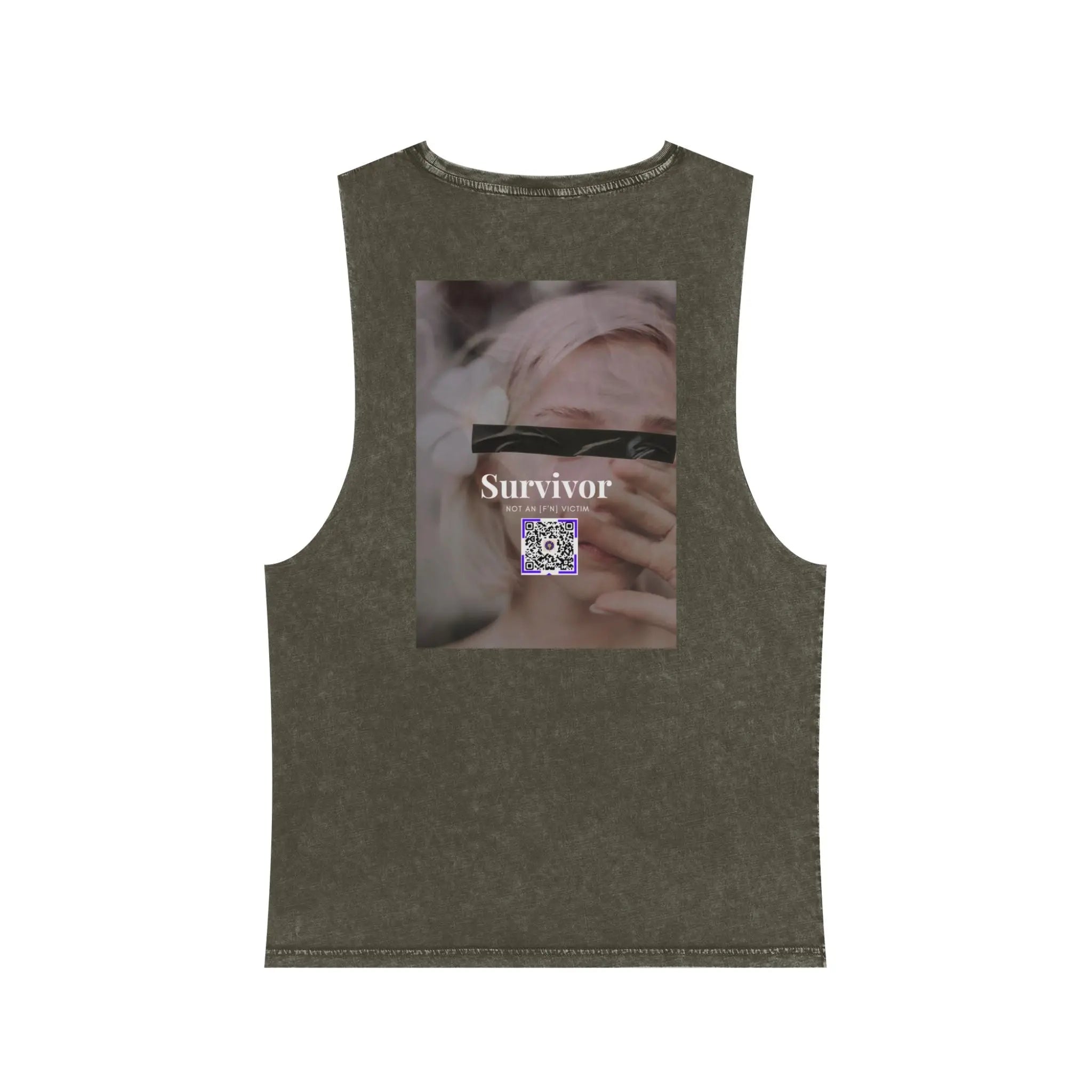 Unisex Stonewash Tank Top Printify