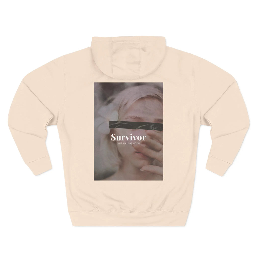 Three-Panel Fleece Hoodie Printify