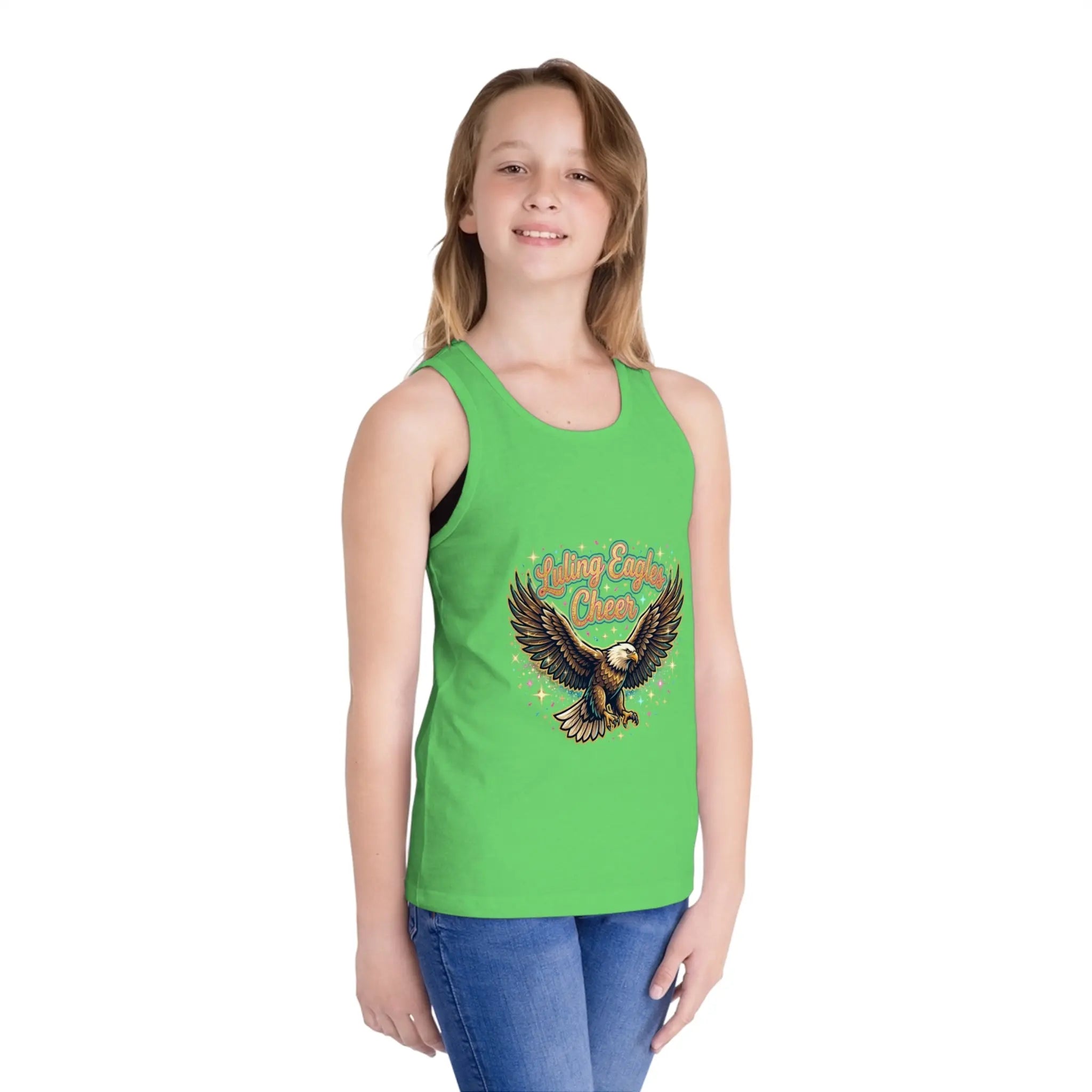 Kids Tank Top — Soaring Eagle Cheer Graphic Printify