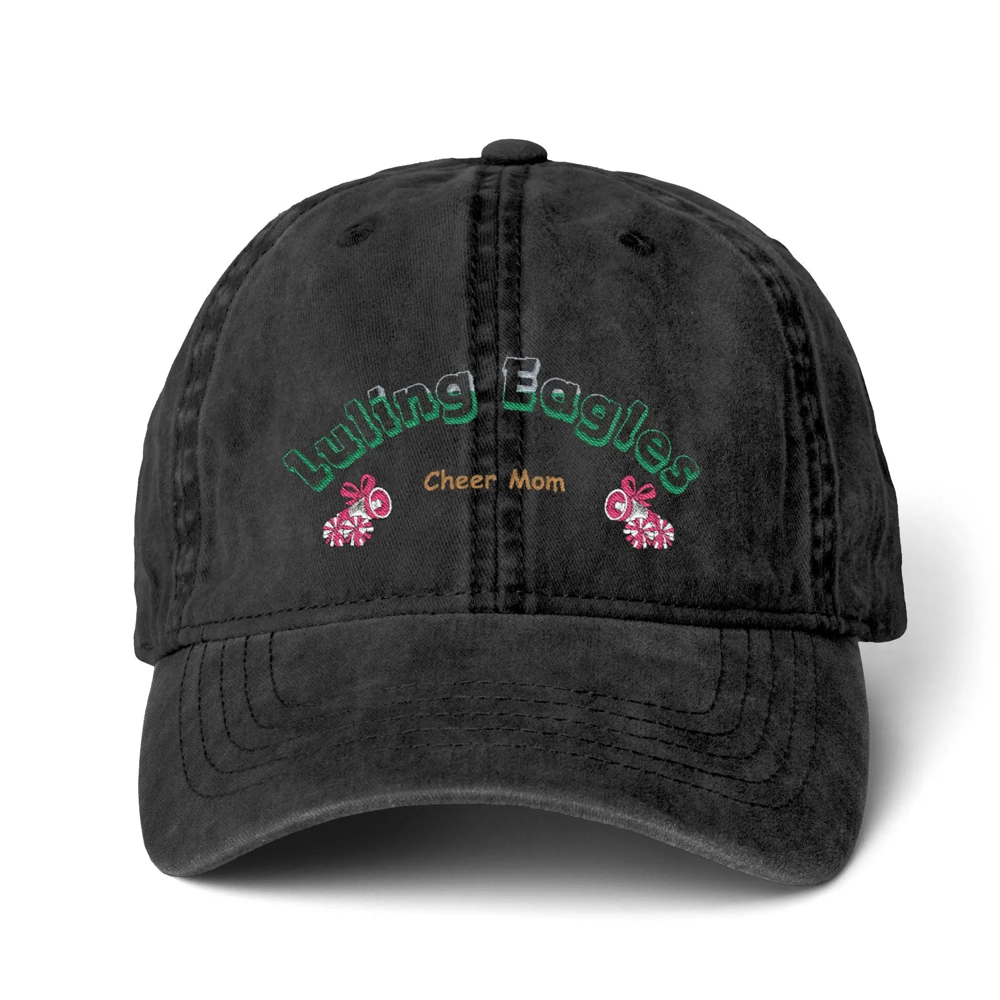 Women's Pigment-Dyed Cap with Fashion Undervisor (Embroidery) Printify