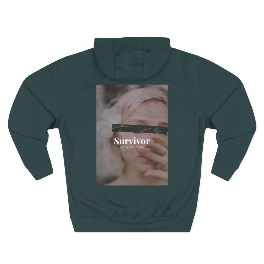 Three-Panel Fleece Hoodie Printify