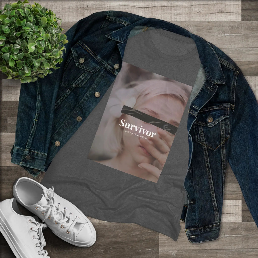 Survivor Photo Tee — Women’s Survivor Graphic T-Shirt Printify