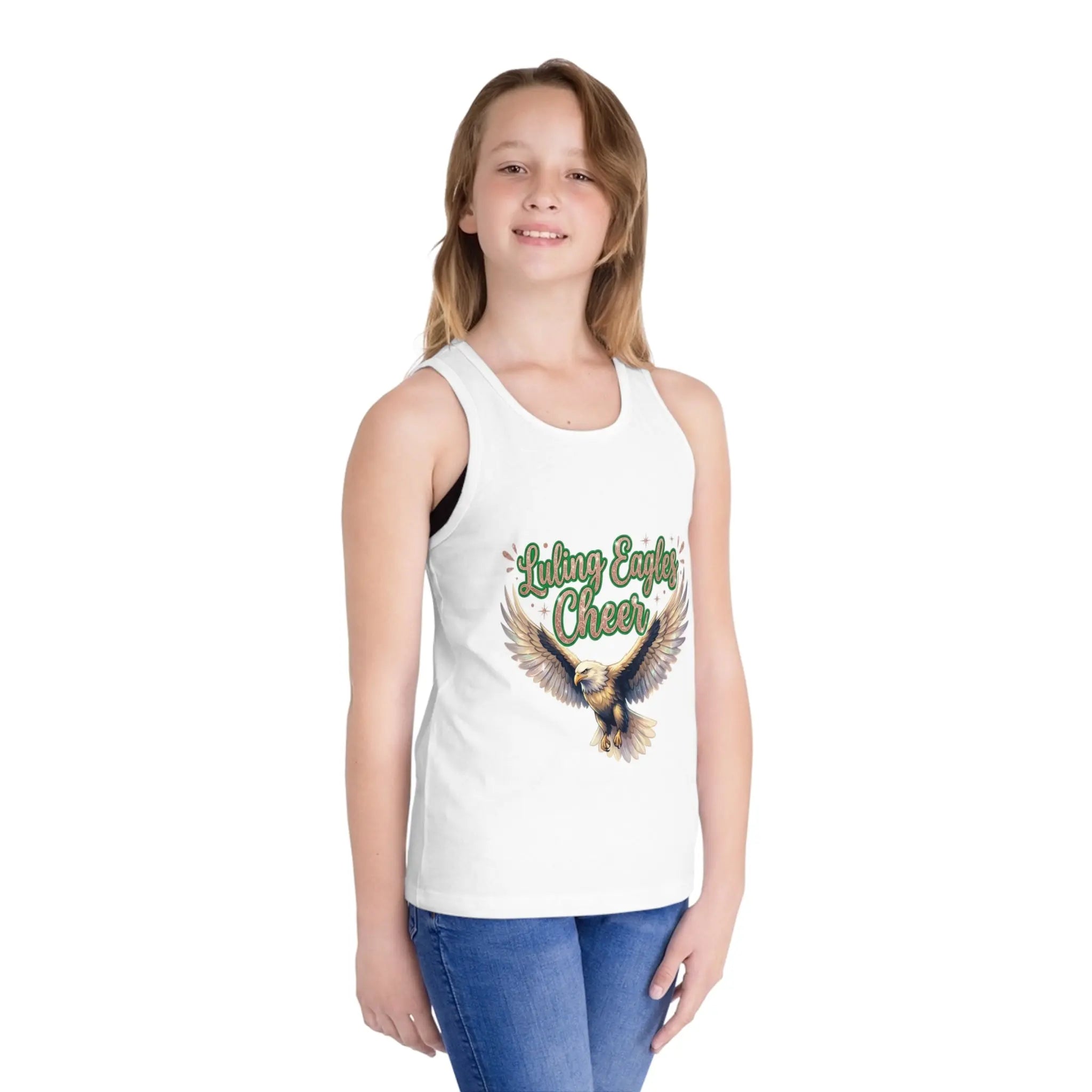 Kids Tank Top — Soaring Eagles Cheer Graphic Printify