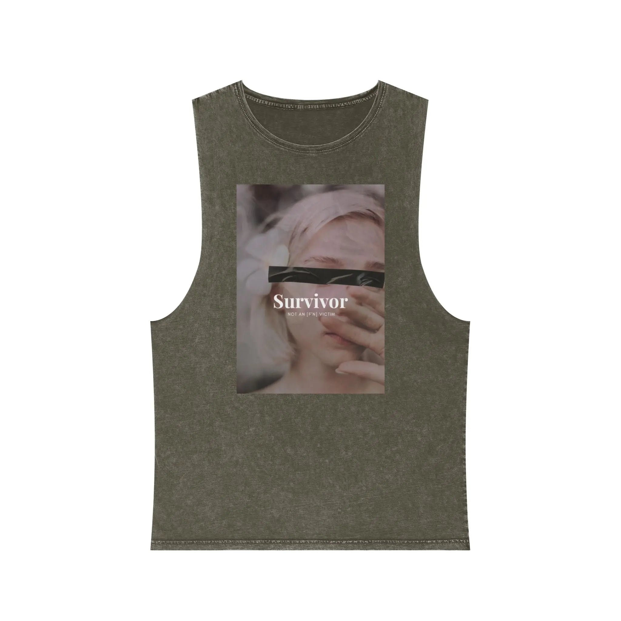 Unisex Stonewash Tank Top Printify