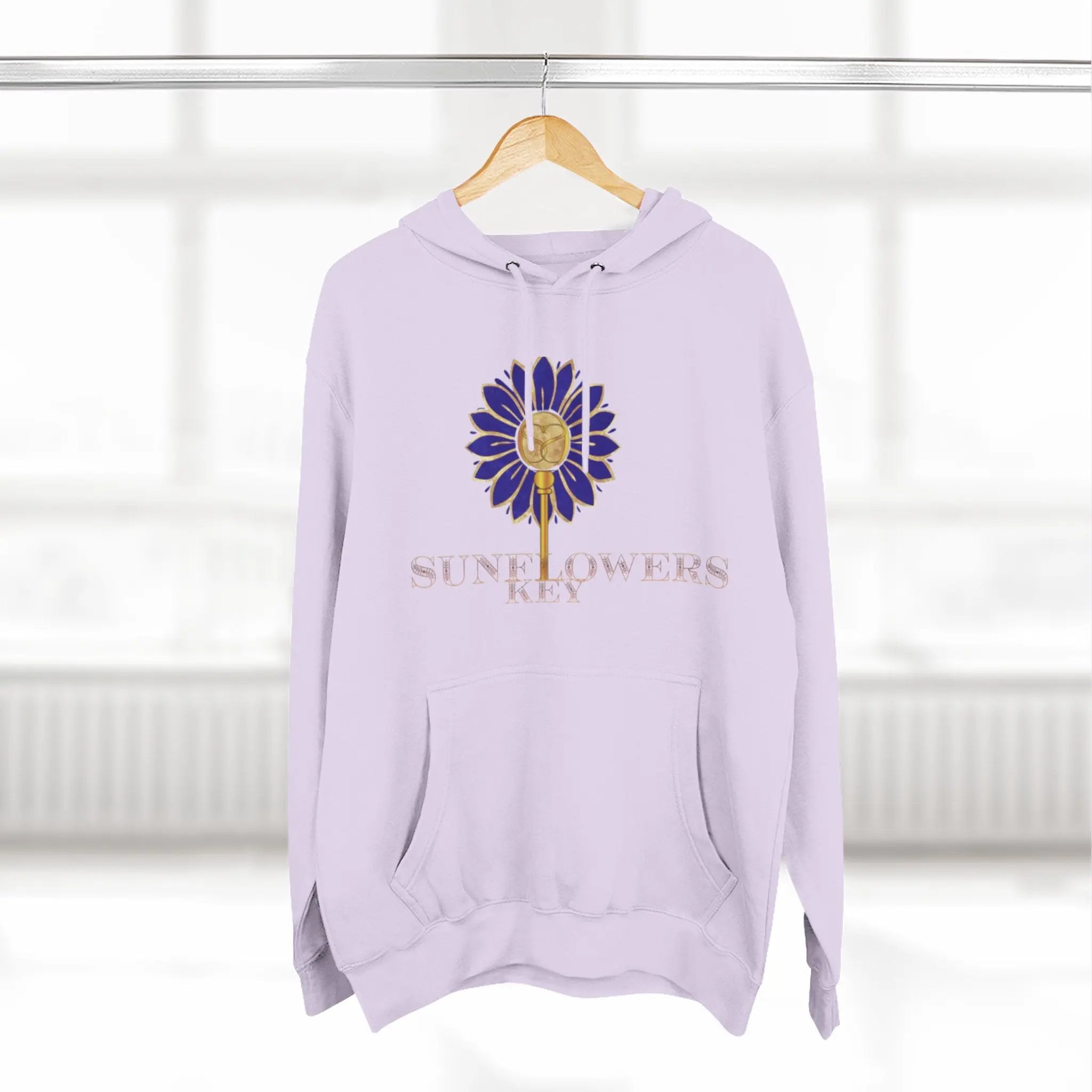 Three-Panel Fleece Hoodie Printify