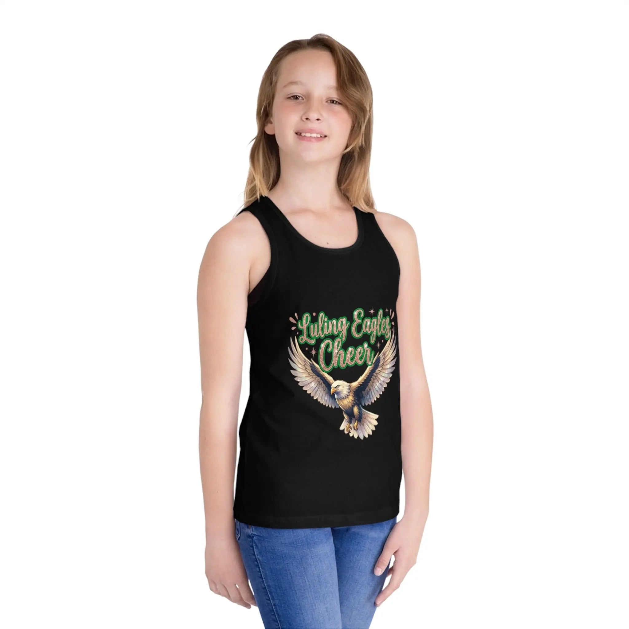 Kids Tank Top — Soaring Eagles Cheer Graphic Printify