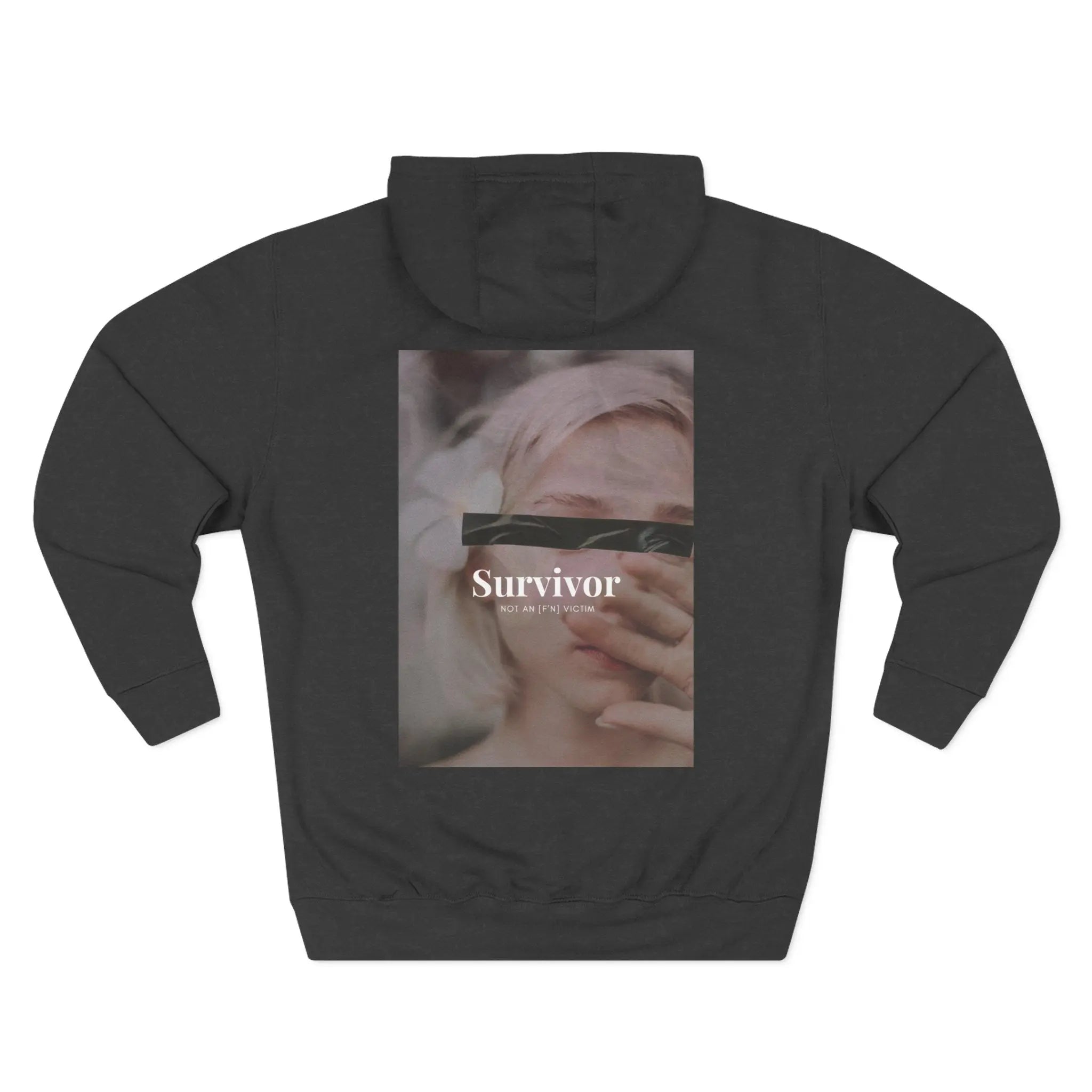 Three-Panel Fleece Hoodie Printify