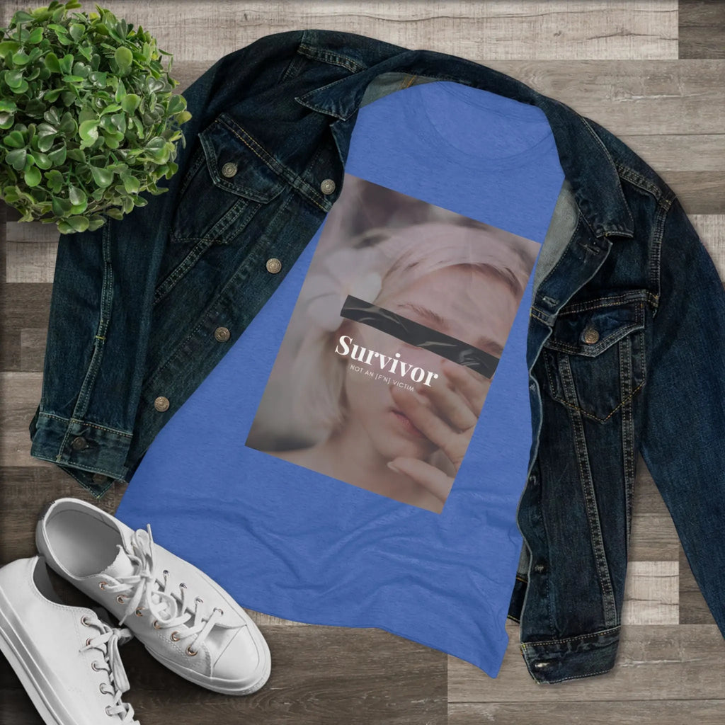 Survivor Photo Tee — Women’s Survivor Graphic T-Shirt Printify