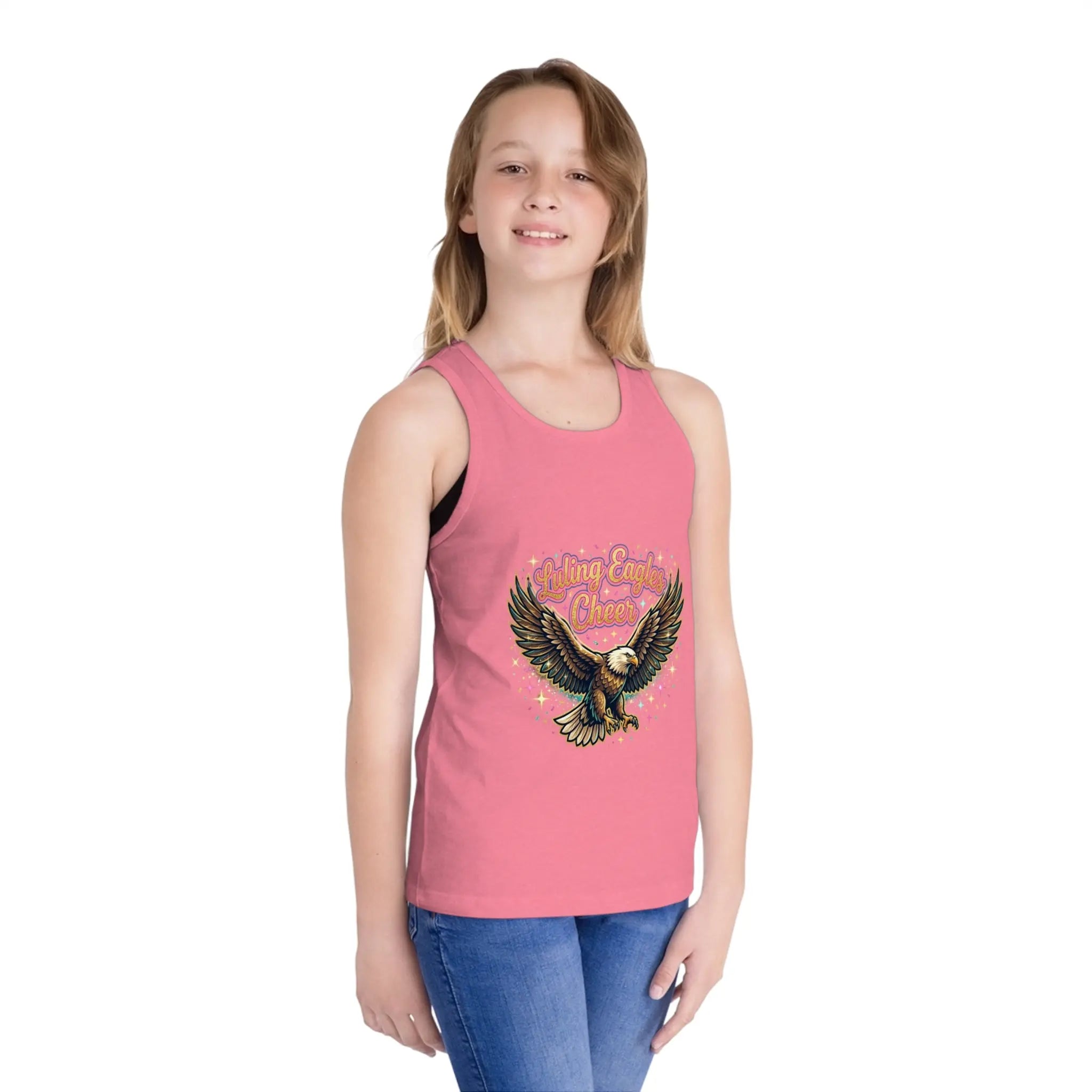 Kids Tank Top — Soaring Eagle Cheer Graphic Printify
