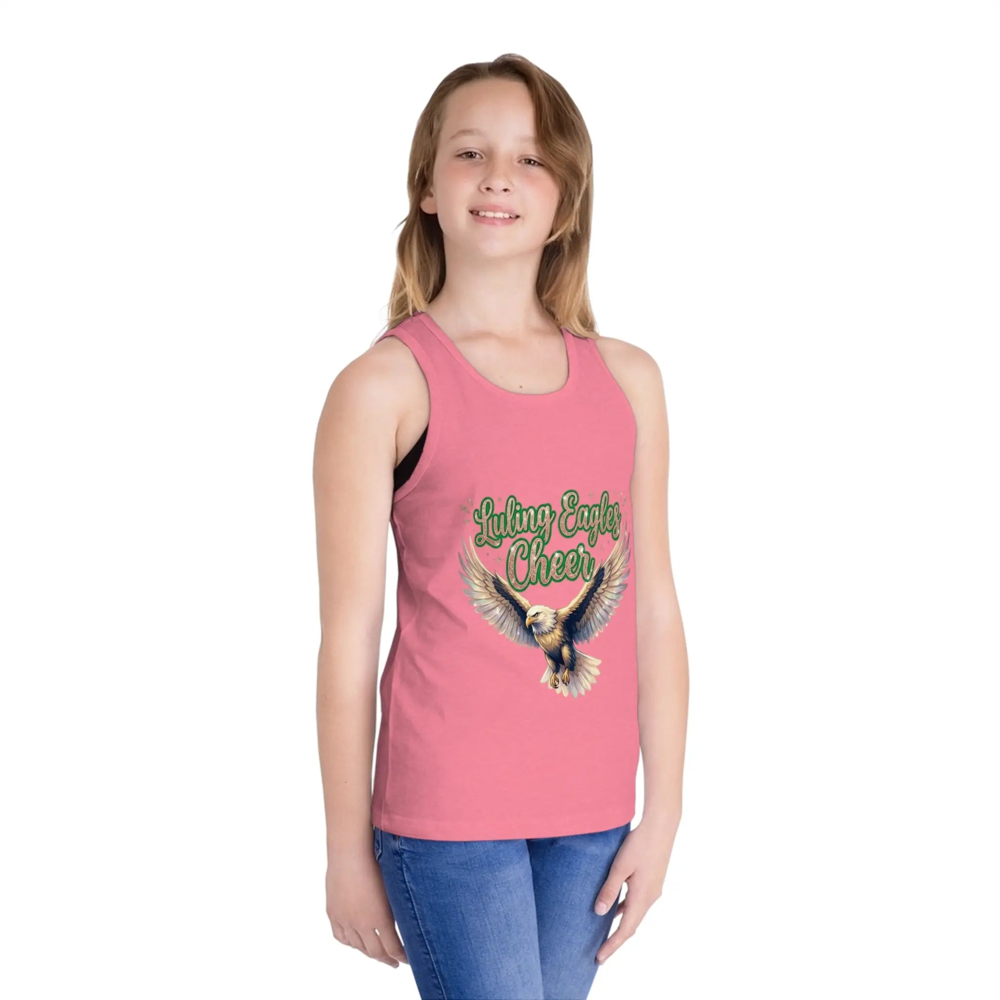 Kids Tank Top — Soaring Eagles Cheer Graphic Printify