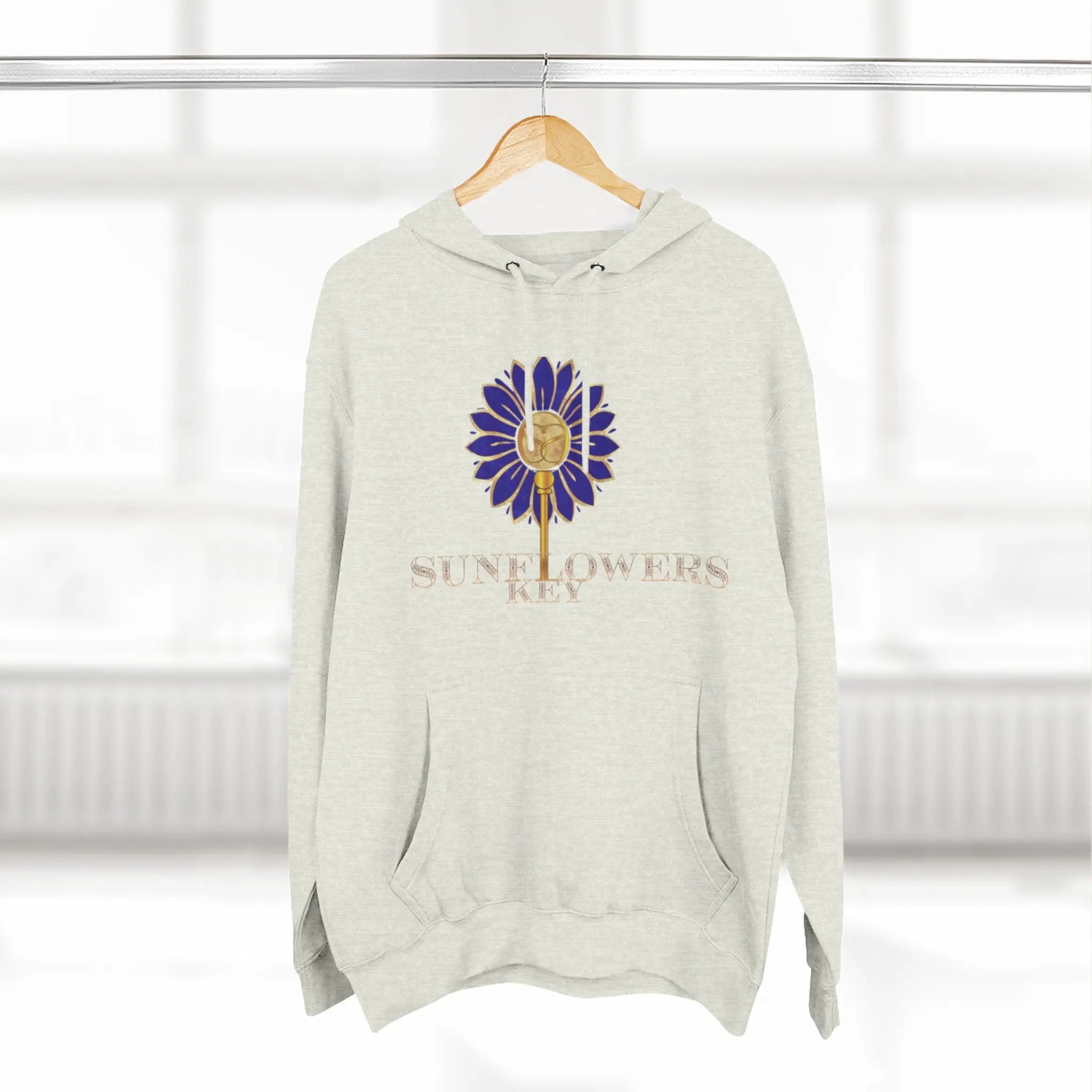 Three-Panel Fleece Hoodie Printify