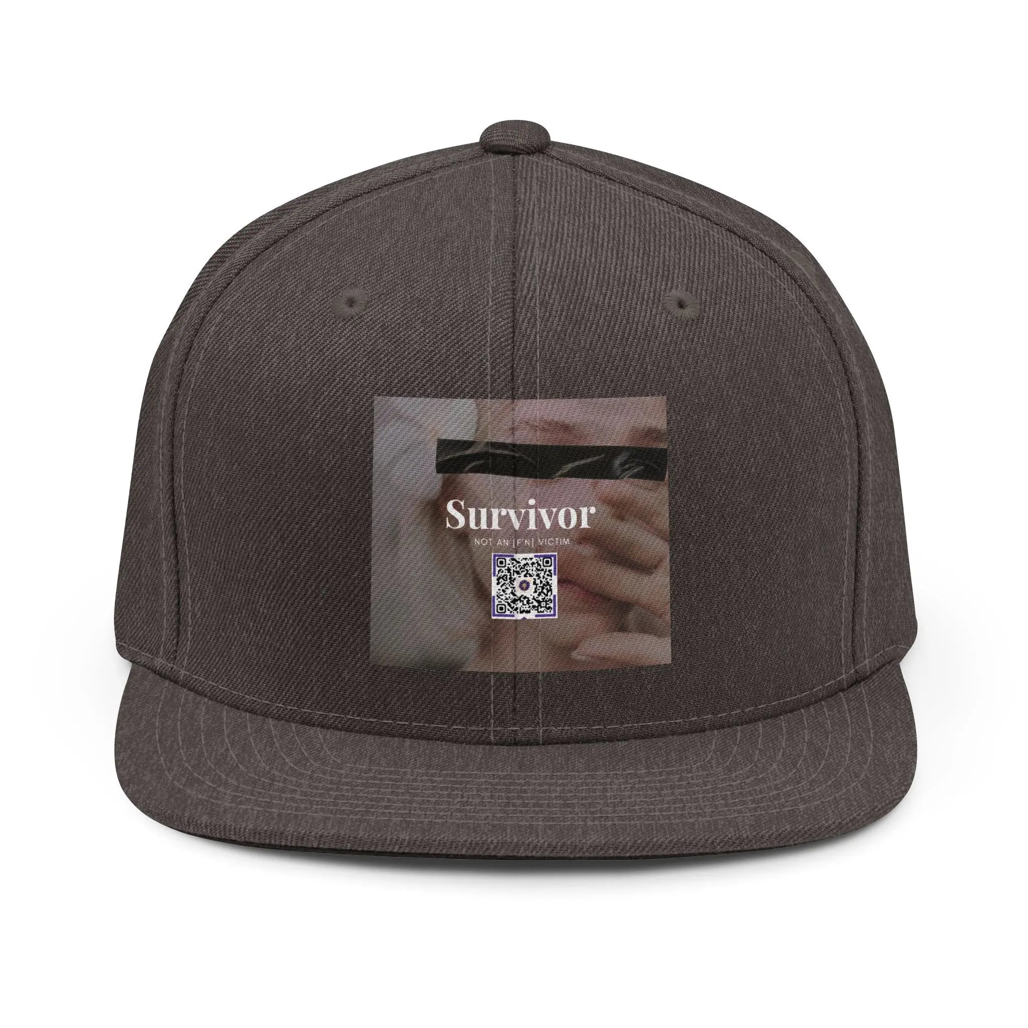 Survivor Snapback Hat — Empowerment Baseball Cap with 'Survivor' Design Printify